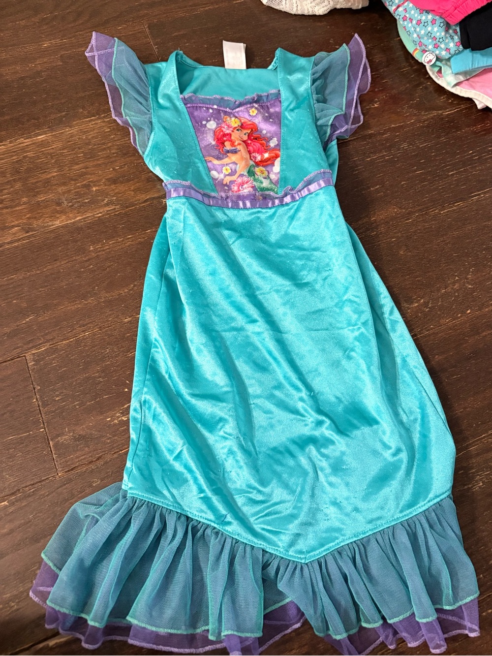 Disney Teal and Purple Princess Dress pjs